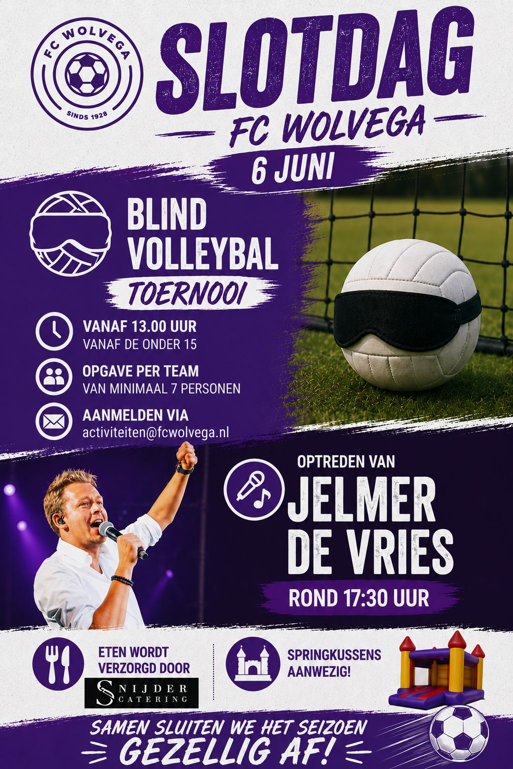 Slotdag 6 Juni: Sluit gezellig het seizoen af